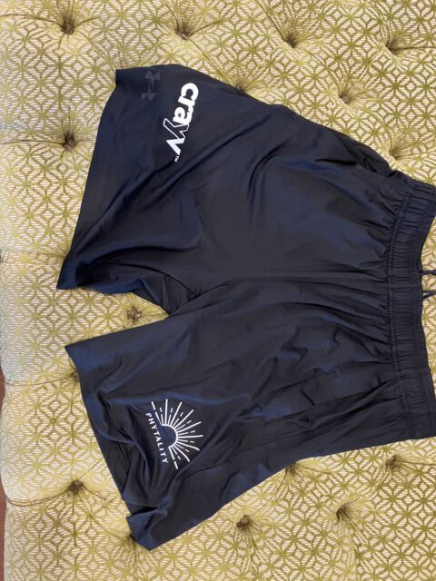 Running shorts custom printed with logos