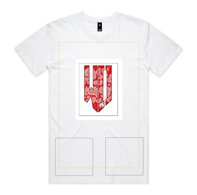 Where to place images on shirts for printing