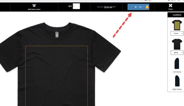 How to add bulk orders for T shirts online
