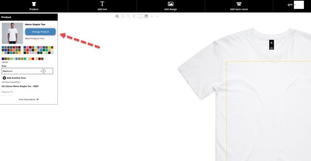 How to change the style of T shirt