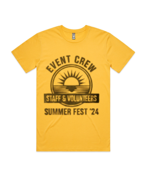 Event shirts custom printed