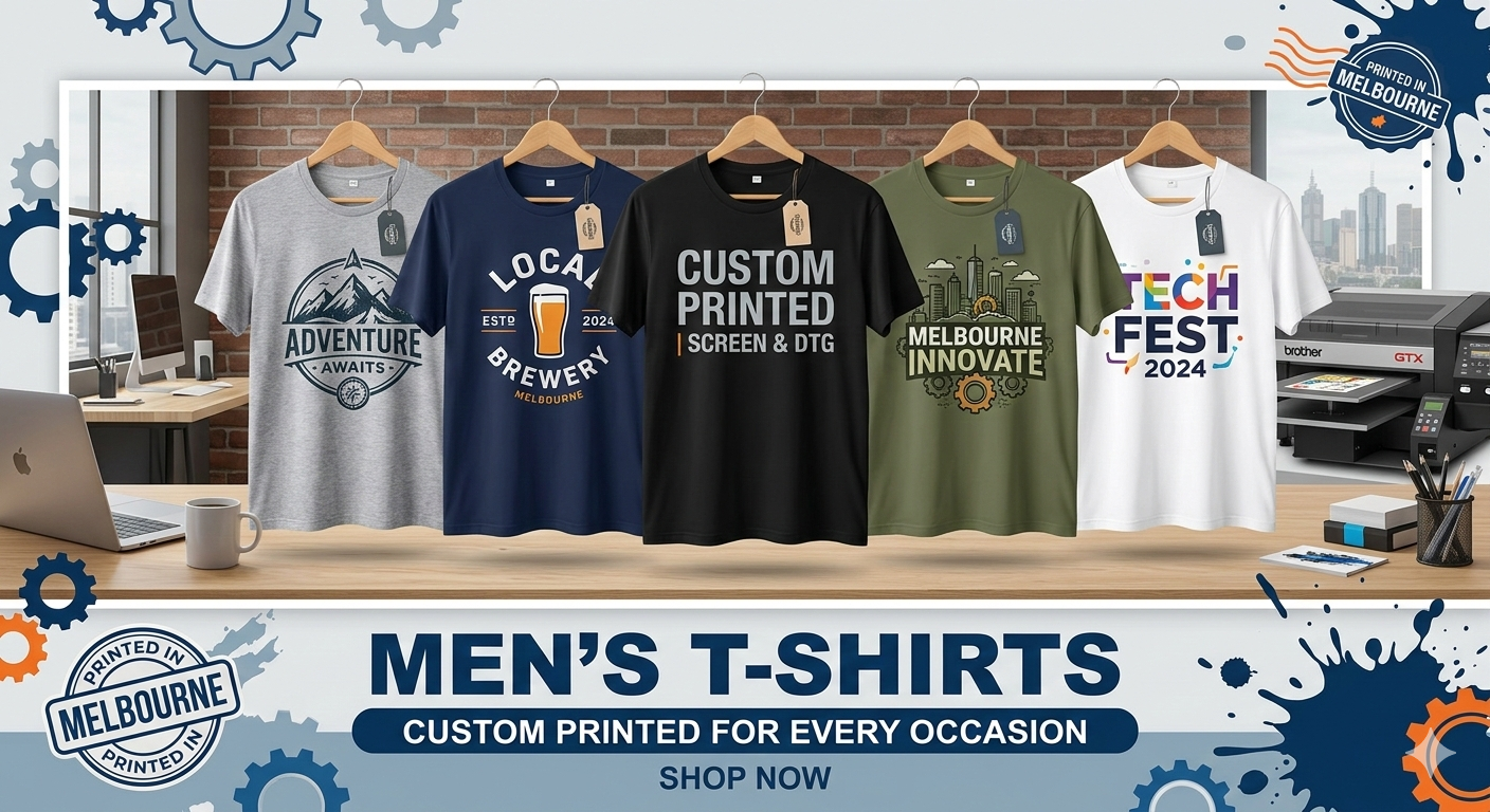 Men's custom T-shirt printing shirts available to order