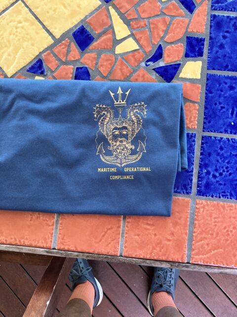 AS Colour Tshirts Printed on left chest with crest