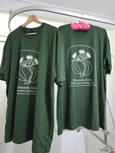As Colour Staple Tees in Sage printed for the team at Karawatha Forest Walking Group