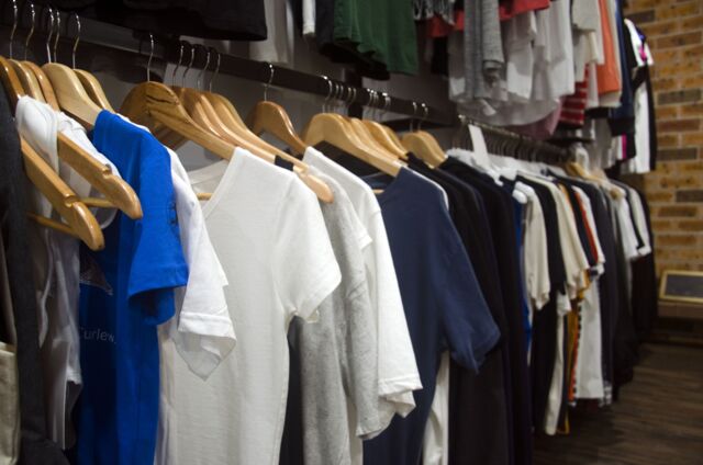 Bulk order custom event shirts printed with logos ready for delivery