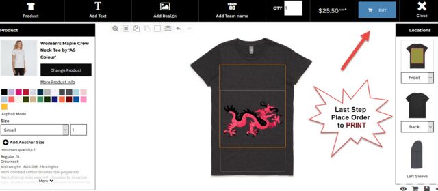 Lets create a great looking shirt for you in Hobart, Tasmania