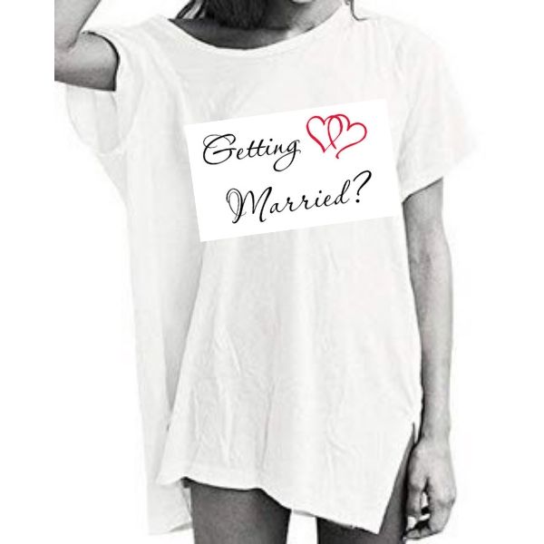bridal party t shirts custom designed for her