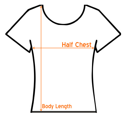 Female shirt sizes
