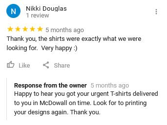 T shirt printing Albany Creek