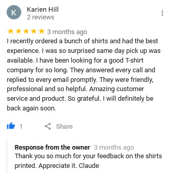 Design your own shirts fast and get printed