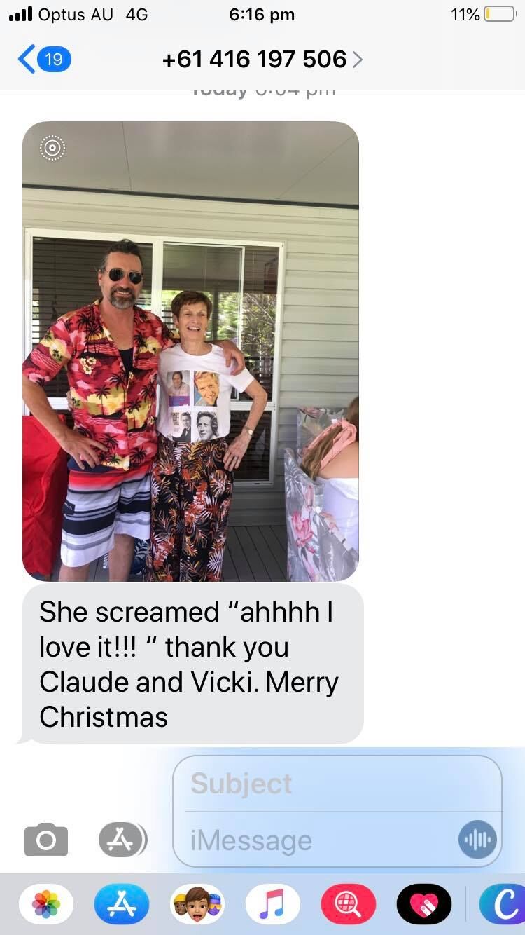 custom print surprise christmas shirts for your aunt