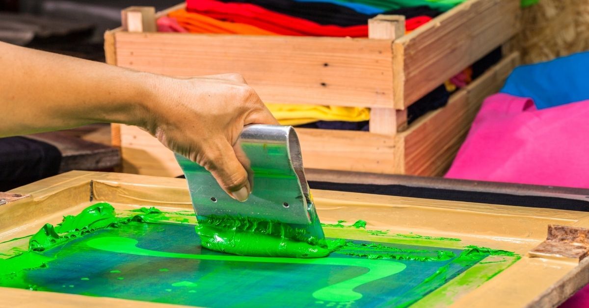 Apply the paint to the screen