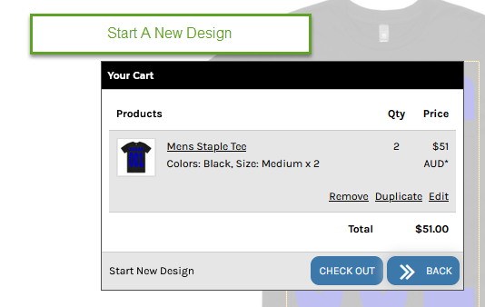 How to order multiple shirts to be custom printed