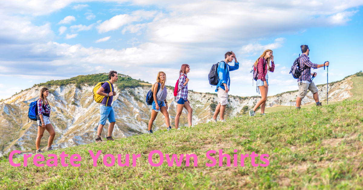 Custom printed shirts for excursions and trips