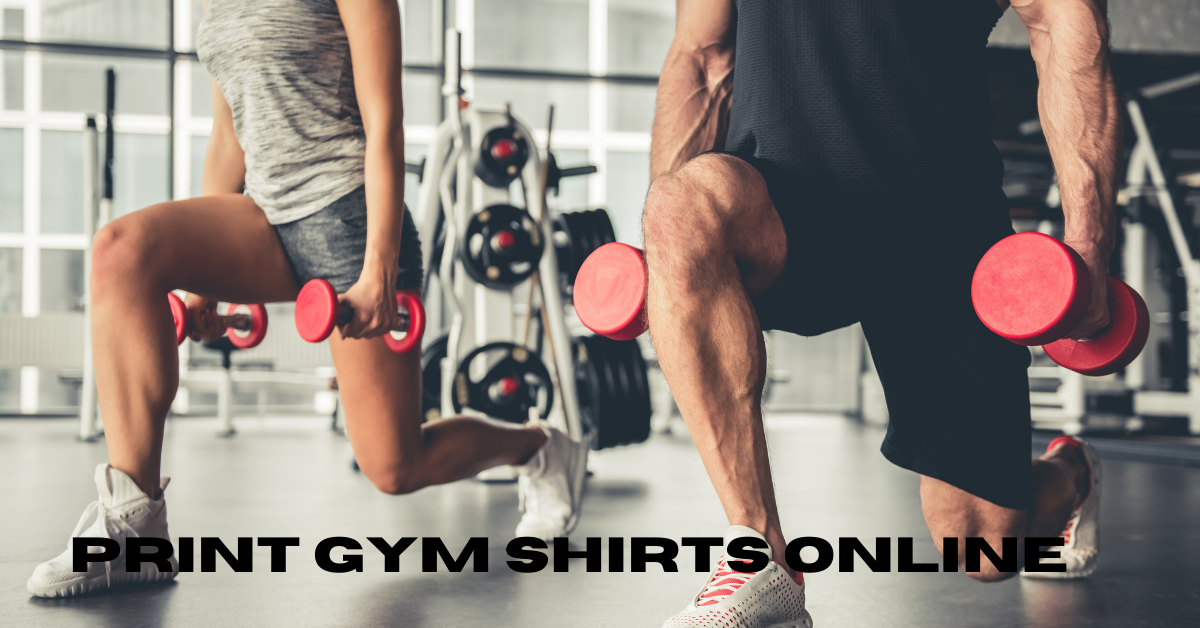 Custom printed gym shirts for members