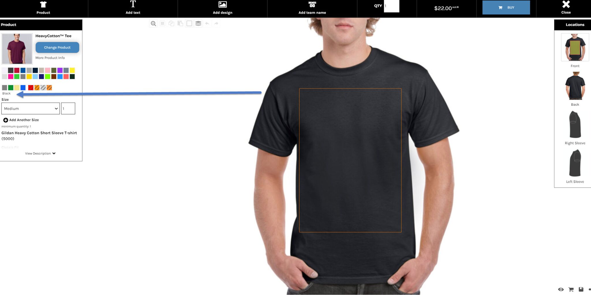 Pick a shirt to print