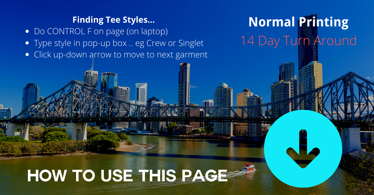 T shirt printing brisbane northside clearance