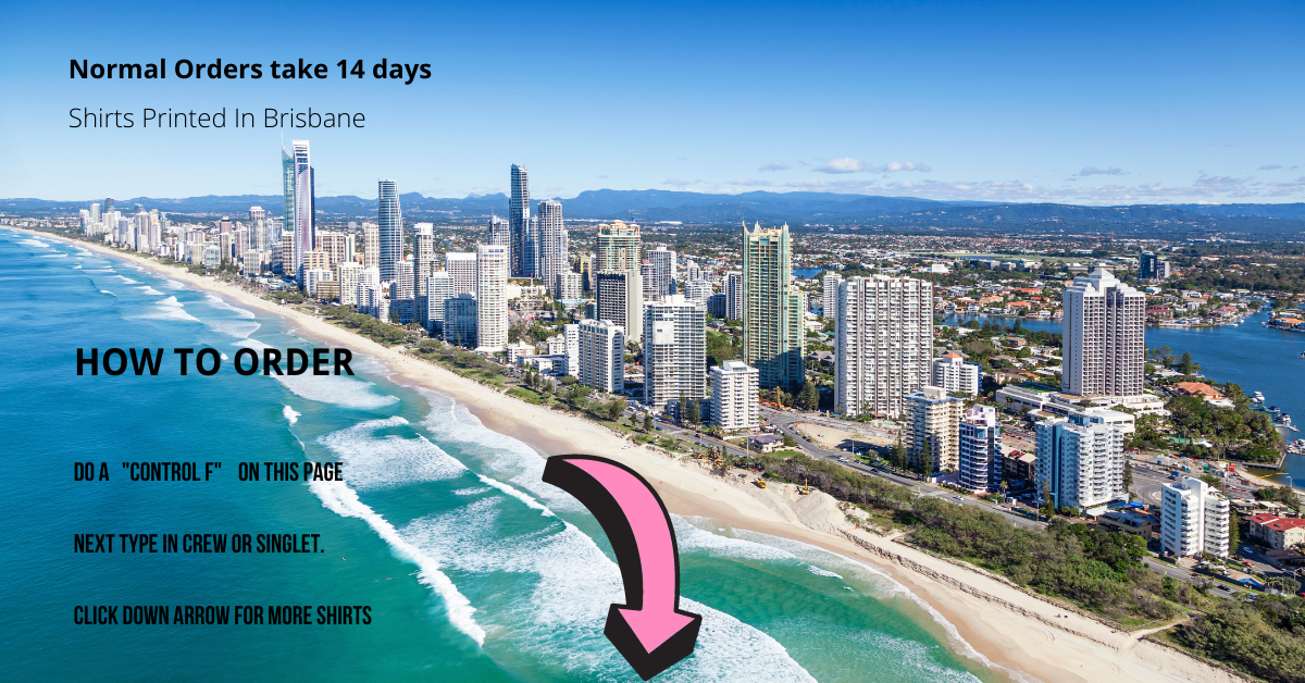 All orders printed and shipped to Gold Coast same day