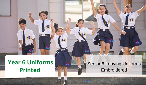 Year 6 Graduation Shrits and Uniforms Printed and embroidered