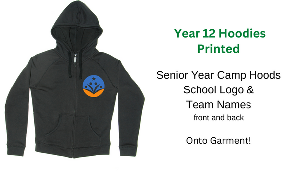 Print School Hoodies for Camps