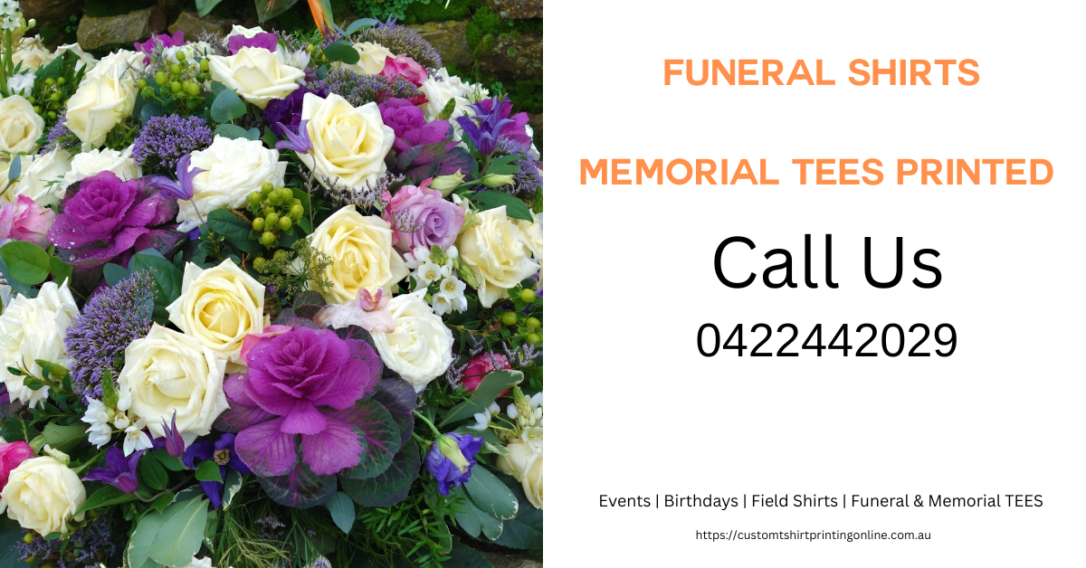 In Loving Memory Funeral T-shirts Printing
