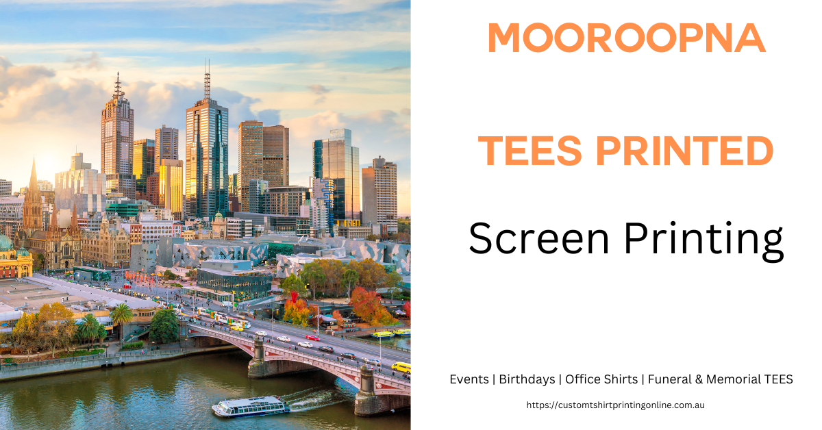 Same Day T-shirts Printed Urgently for Mooroopna