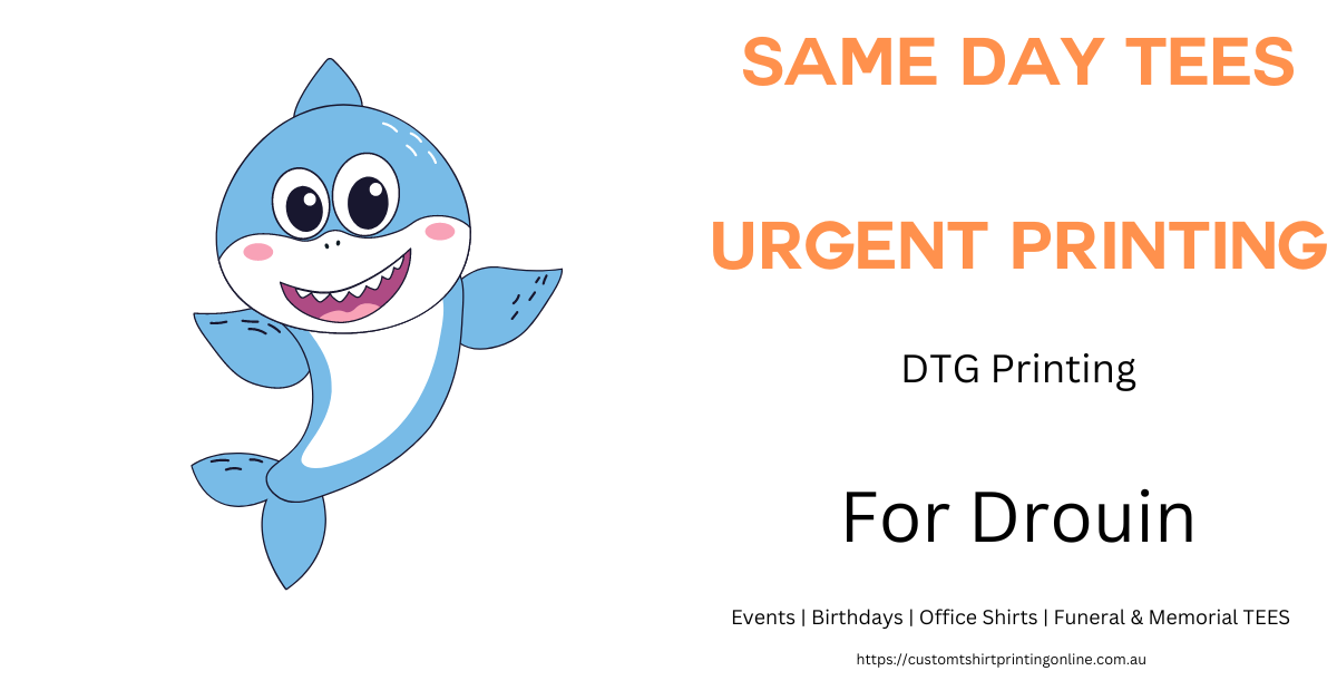 Urgent Printing for Drouin Orders | Order Online or call