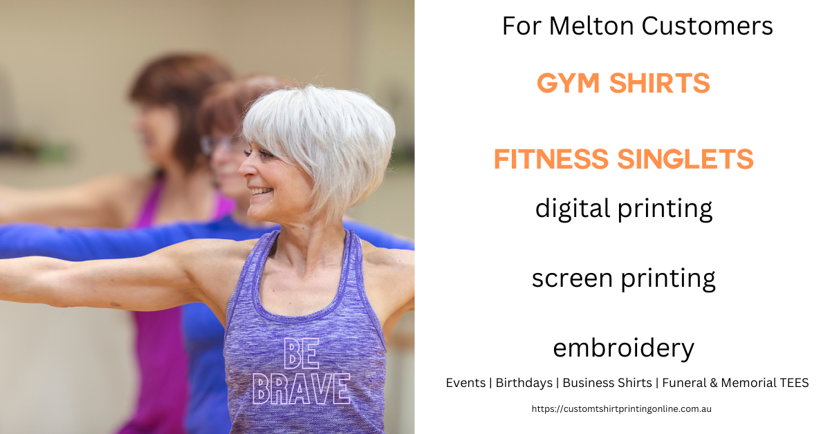 Fast T Shirts Printed For All Melton Gyms & Fitness Clubs in Melbourne