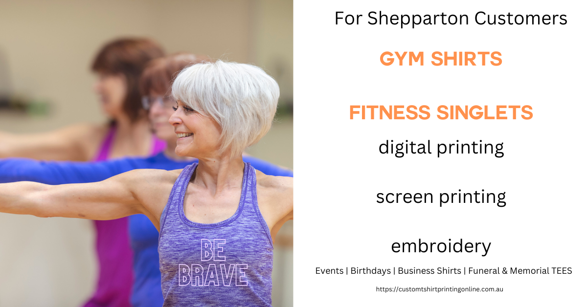 Fast T Shirts Printed For All Shepparton Gyms & Fitness Clubs in Melbourne