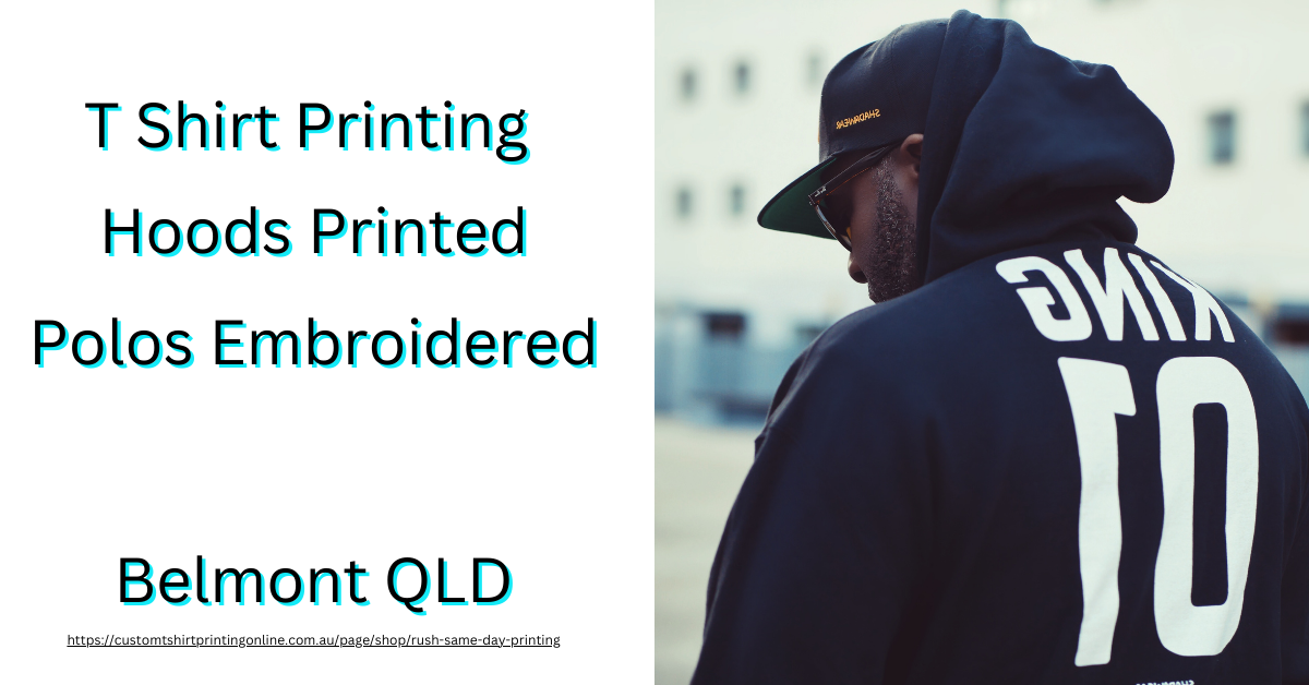 Get Shirts printed fast for businesses in Belmont