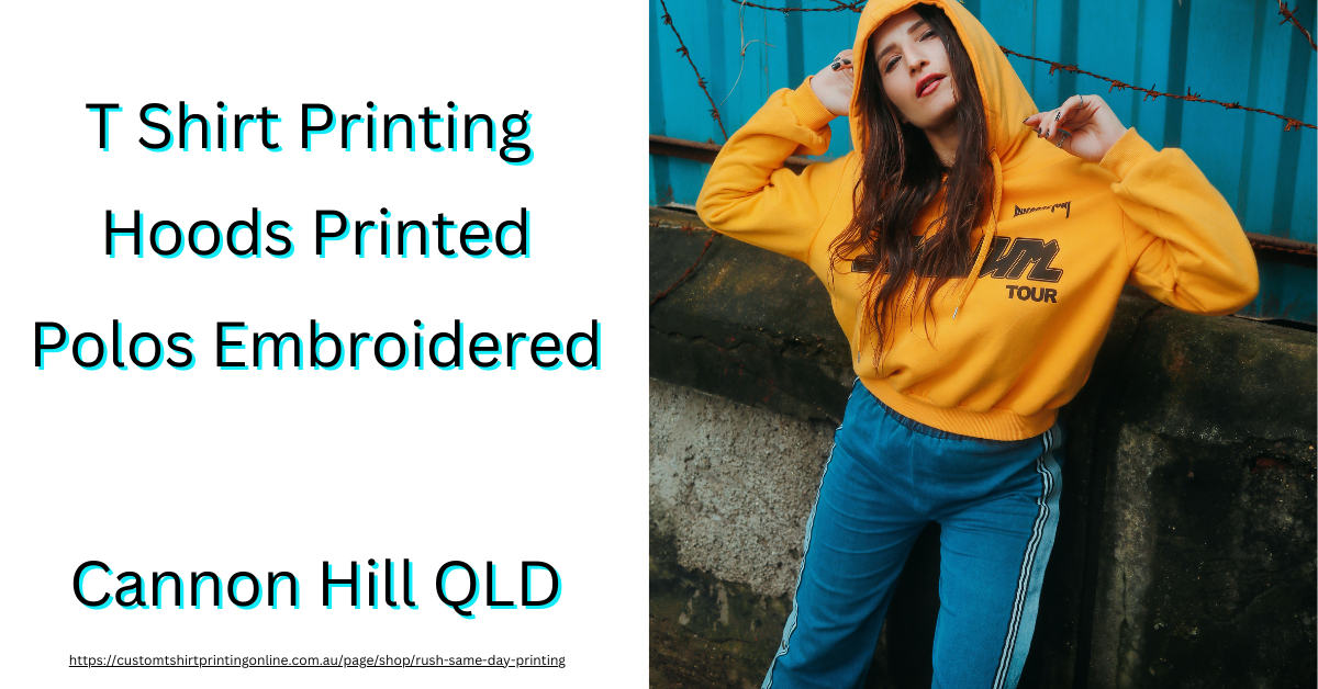 Get Shirts printed fast for businesses in Cannon Hill QLD