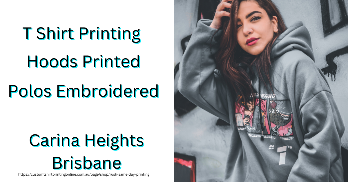 Get Shirts printed fast for businesses in Carina Heights QLD