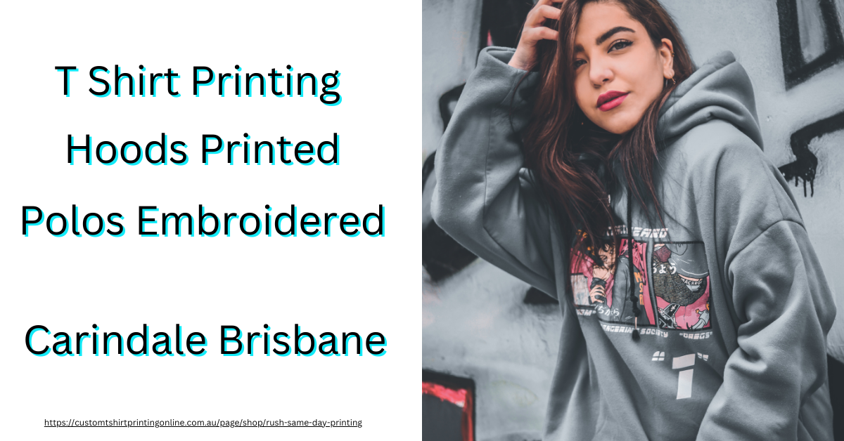 Get Tees and Jerseys Printed for schools, clubs fast in Carindale Brisbane