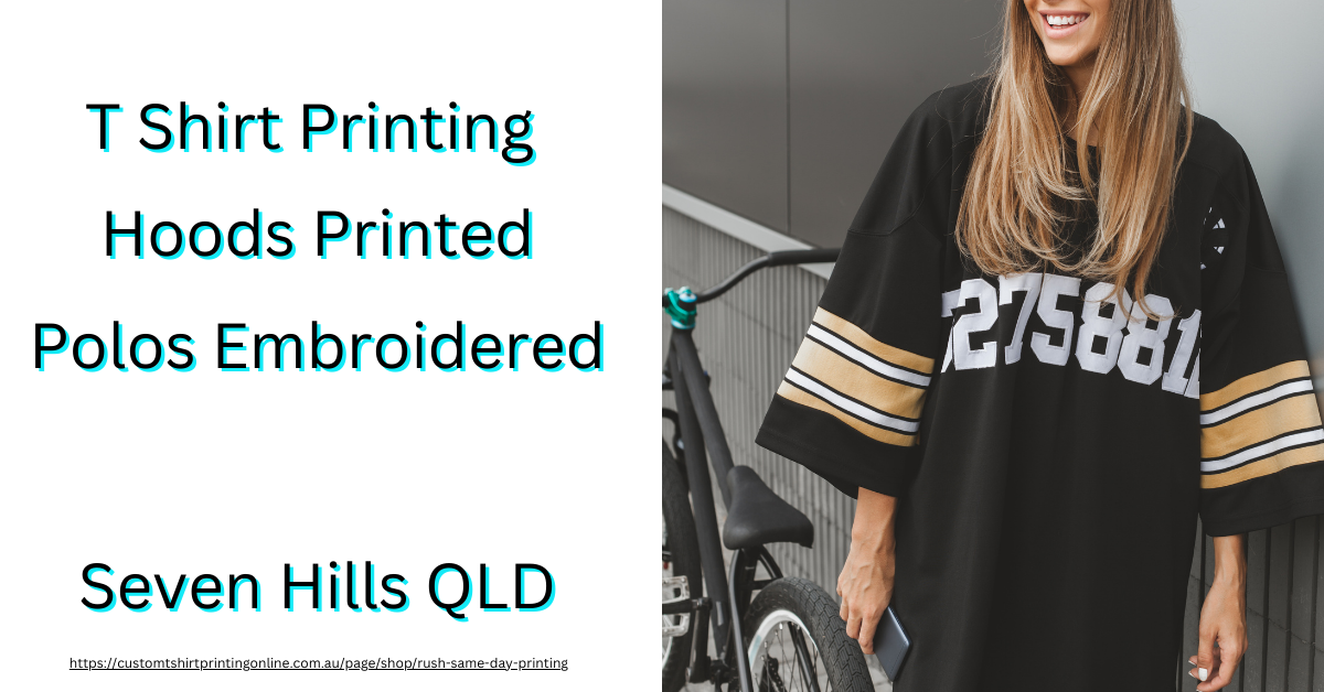 Get Shirts printed fast for businesses in Seven Hills Brisbane QLD