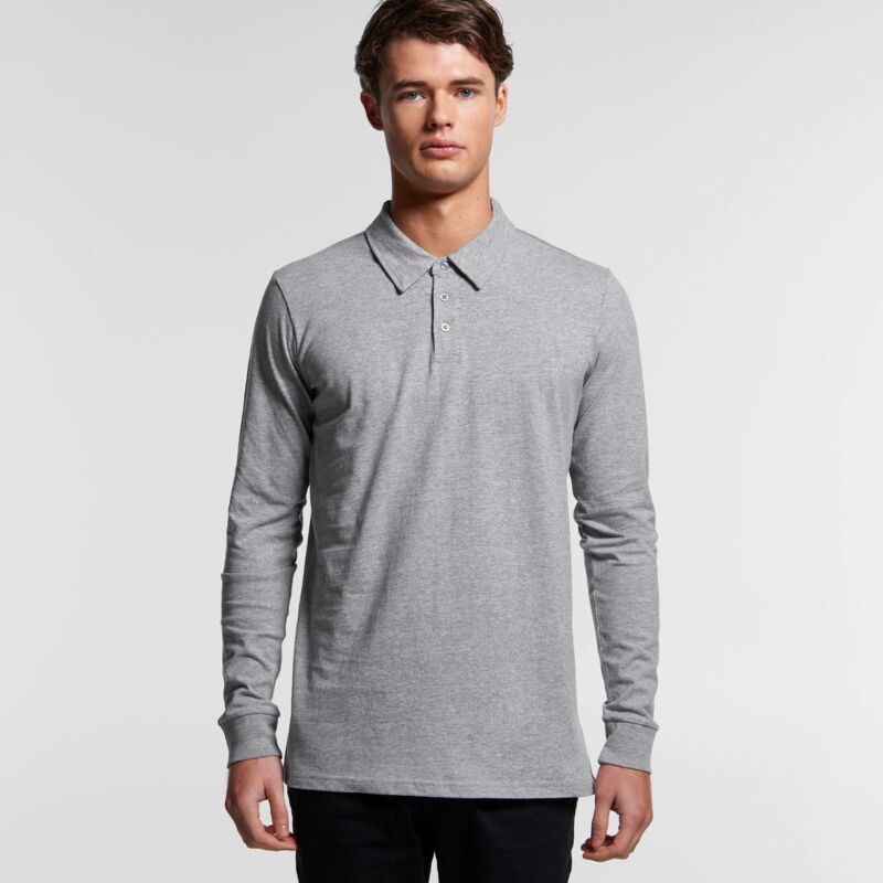 AS Colour Chad Long Sleeve Polo Thumbnail