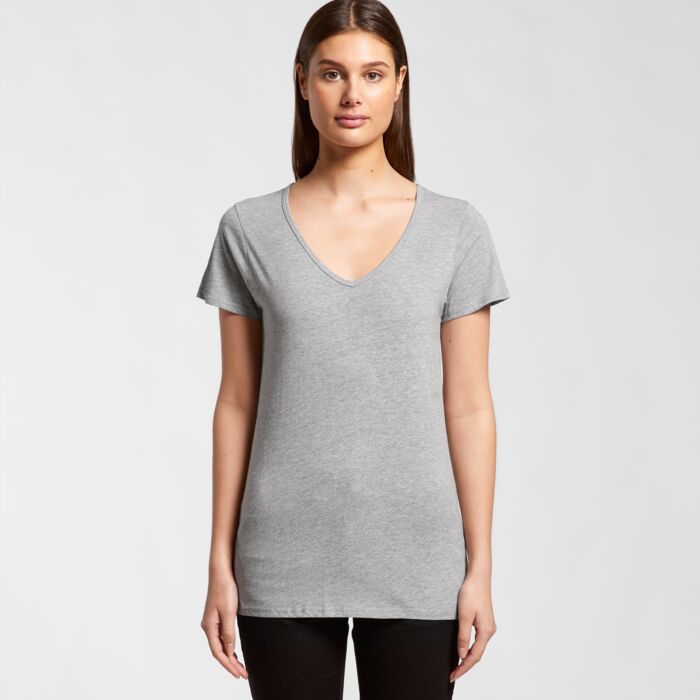 AS Colour Bevel V Neck Womens Tee Thumbnail