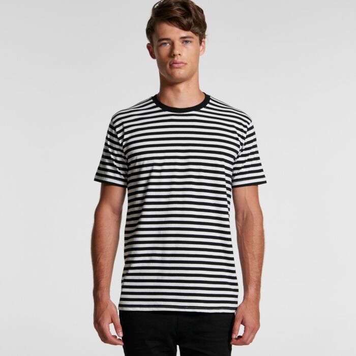 MENS STAPLE STRIPE TEE - 5028 Thumbnail