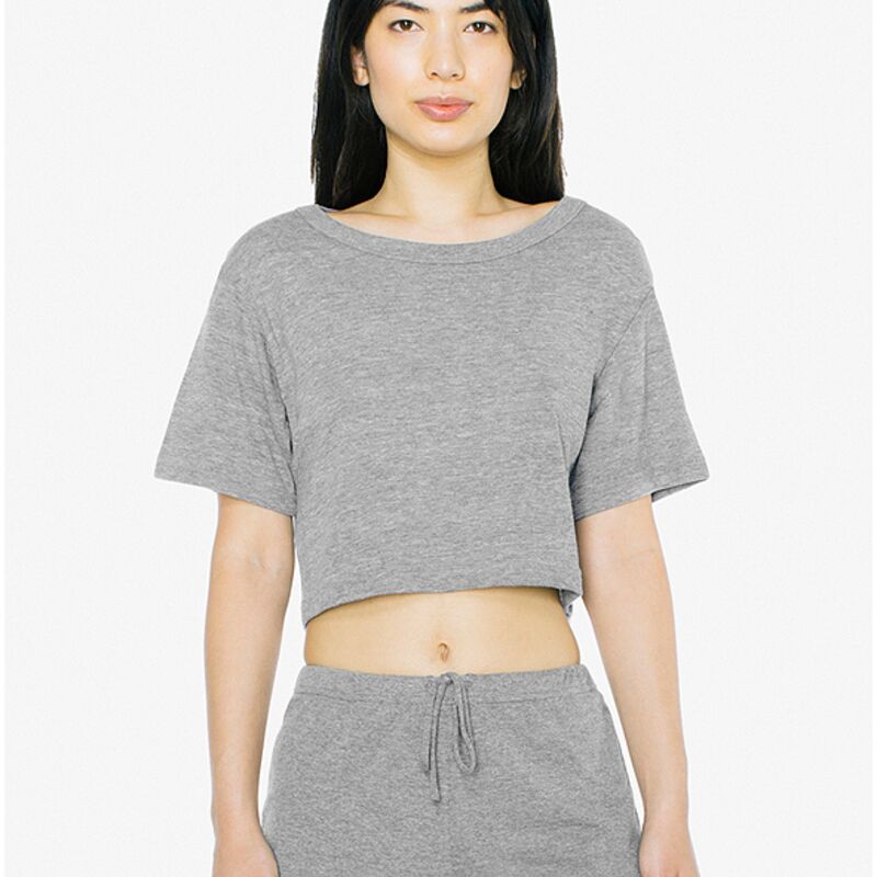 American Apparel Tri-Blend Crop Scrimmage Tee Thumbnail