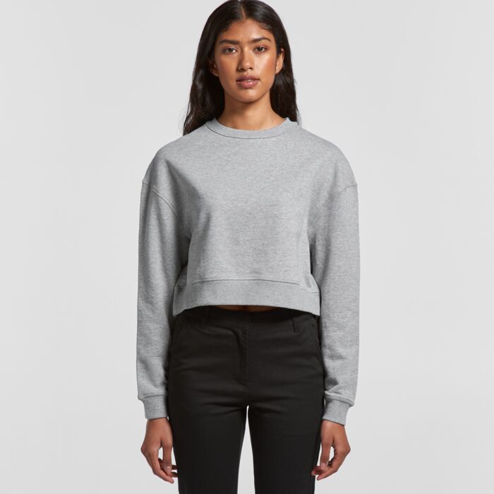 AS Colour Women's Crop Crew Sweater Thumbnail