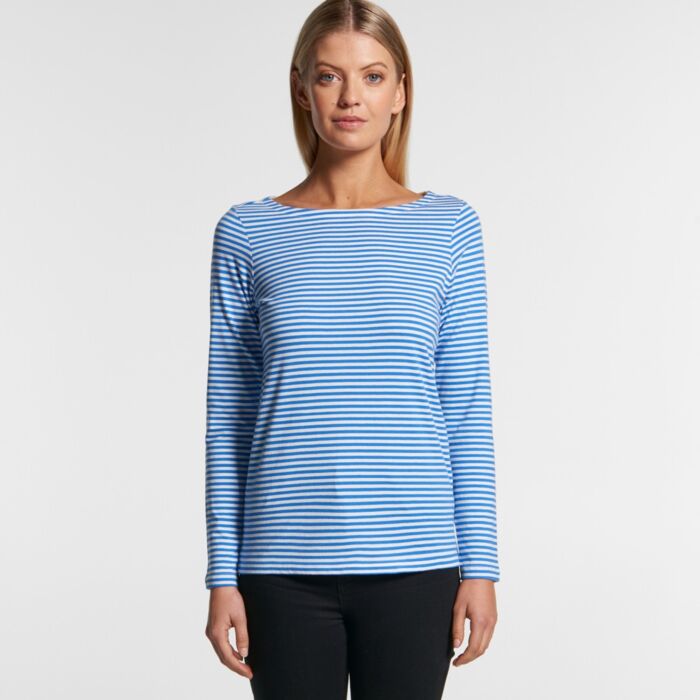 AS Colour Women's Bowery Stripe Longsleeve Tee Thumbnail